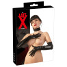 The Latex Collection Gants longs en latex Tenue Bdsm Noirs